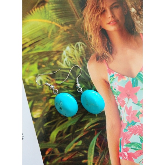 ⚜️ Real vintage turquoise earrings - Picture 2 of 9